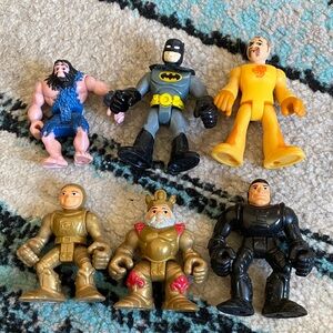 Fisher-Price Imaginext Heroic Action Figure Set - Black, Gold, Blue